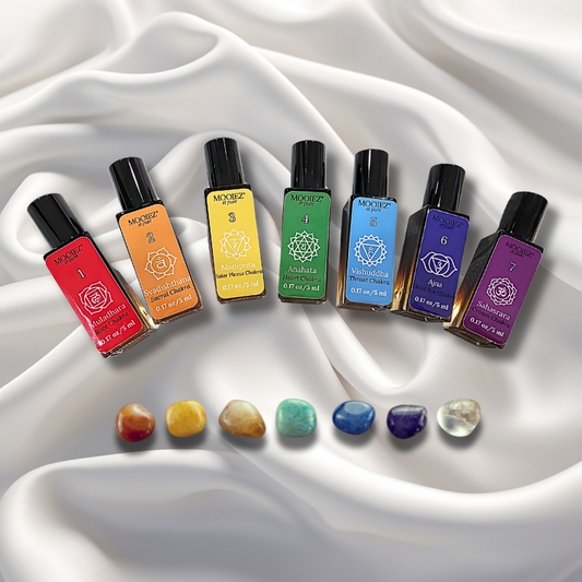 7 Chakra Roll-On Set – Complete Ritual Collection